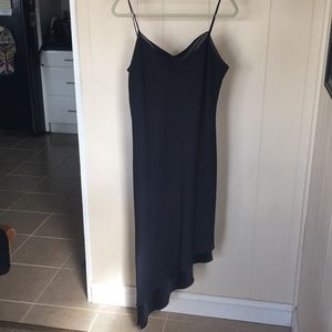 Black slip dress